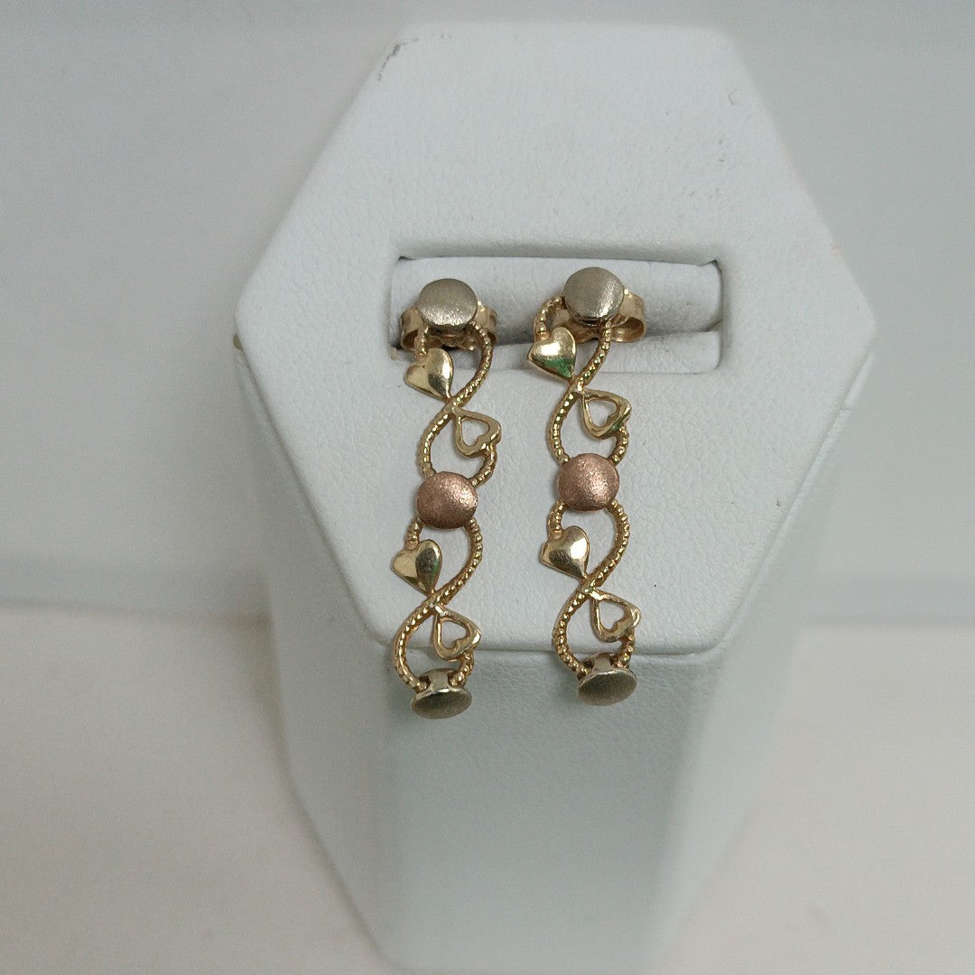 ARETES PAR ORO 10 K 2.2 GRMS (SEMINUEVO)