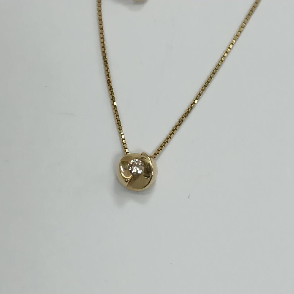 CADENA, DIJE ORO 14 K 2.2 GRMS (SEMINUEVO)