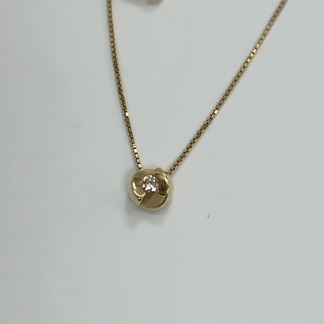 CADENA, DIJE ORO 14 K 2.2 GRMS (SEMINUEVO)