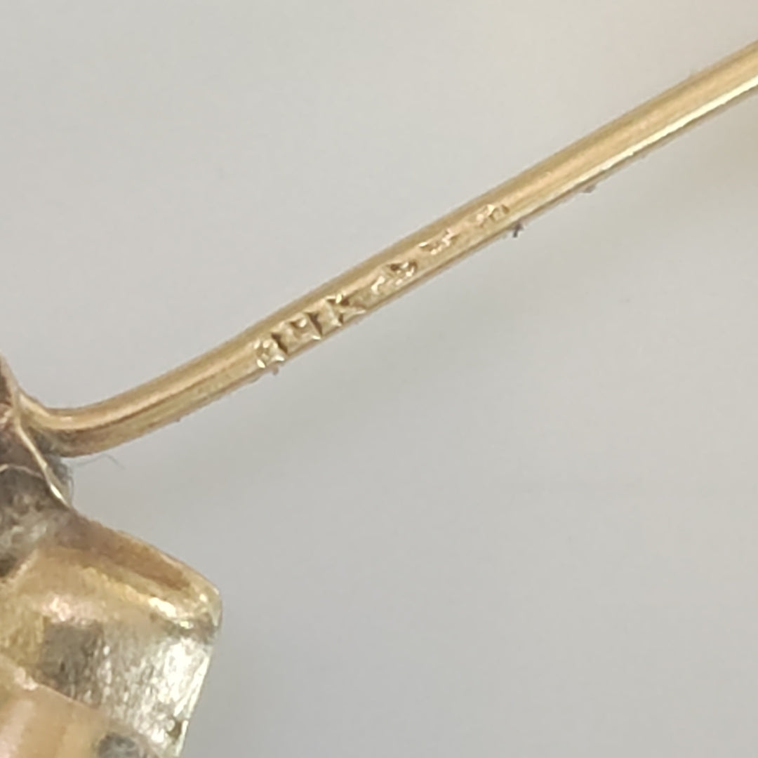 ARRACADAS PAR ORO 14 K 5,20 GRMS (SEMINUEVO)