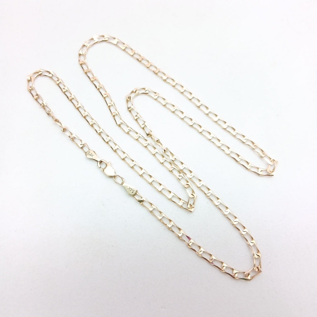 CADENA ORO 14 K 5.5 GRMS (SEMINUEVO)