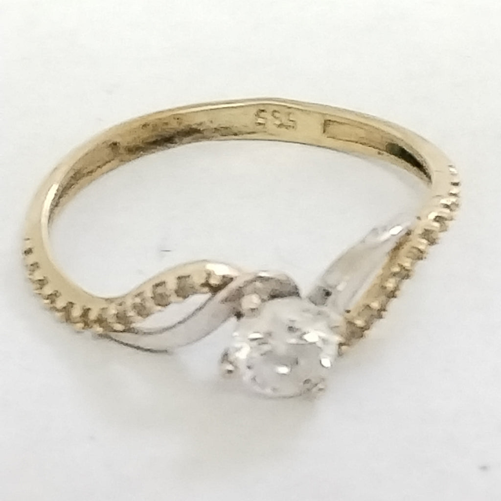 ANILLITO ORO COMBINADO 14 K 1.6 GRMS (SEMINUEVO)