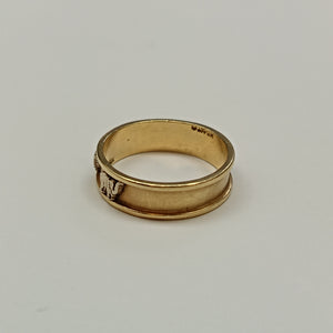 ARGOLLA DE LA SUERTE ORO 14 K 2,70 GRMS (SEMINUEVO)