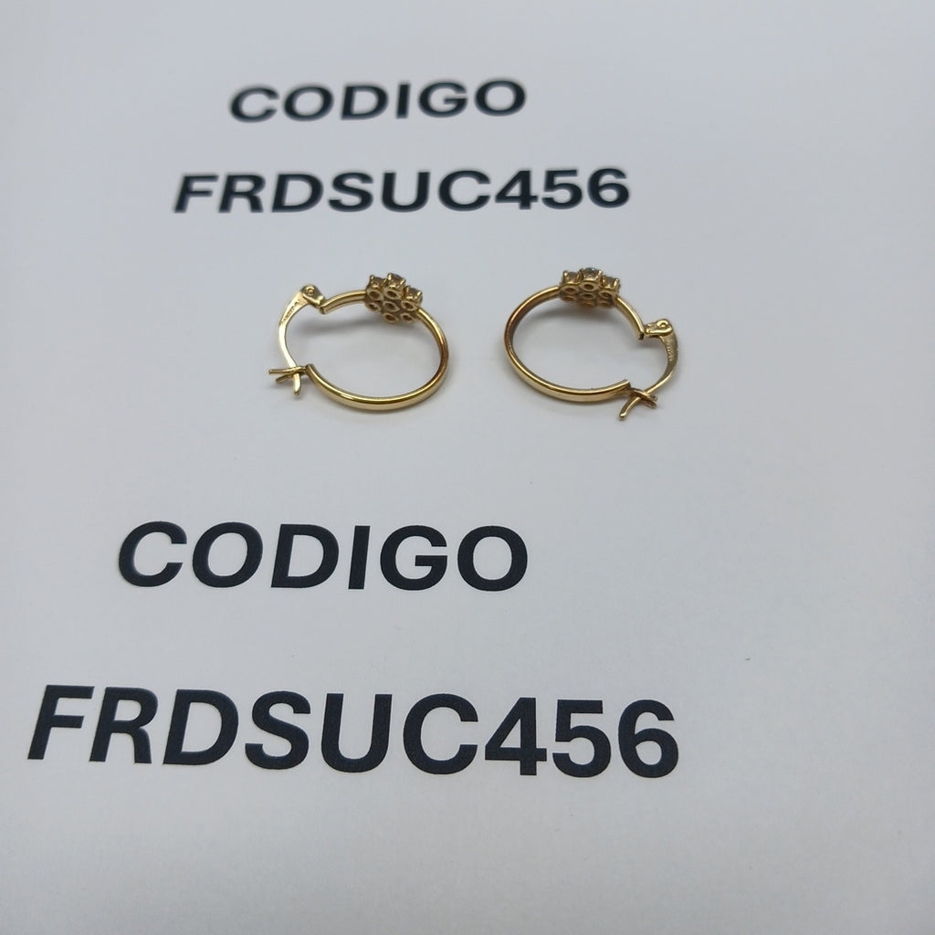 ARETES PAR ORO 10 K 2,60 GRMS (SEMINUEVO)