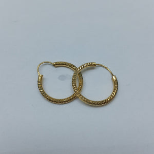 ARRACADAS PAR ORO 10 K 1.3 GRMS (SEMINUEVO)