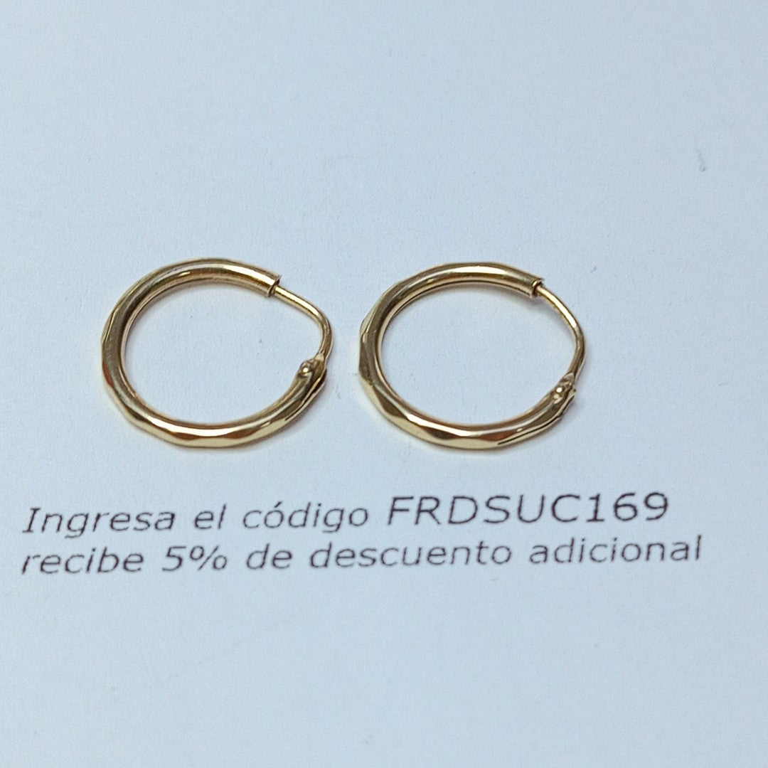 ARRACADAS PAR ORO 10 K 0.9 GRMS (SEMINUEVO)