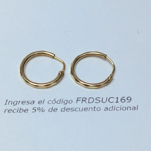 ARRACADAS PAR ORO 10 K 0.9 GRMS (SEMINUEVO)