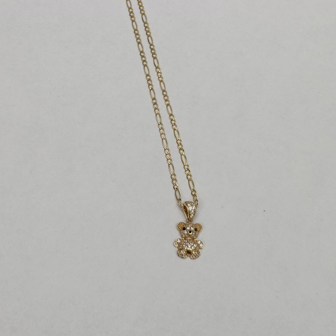 CADENA, DIJE ORO 14 K 2.8 GRMS (SEMINUEVO)