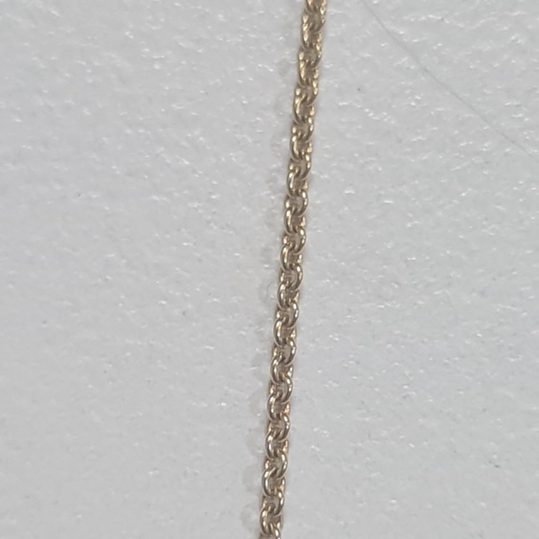 CADENA, DIJE ORO 14 K 2.7 GRMS (SEMINUEVO)