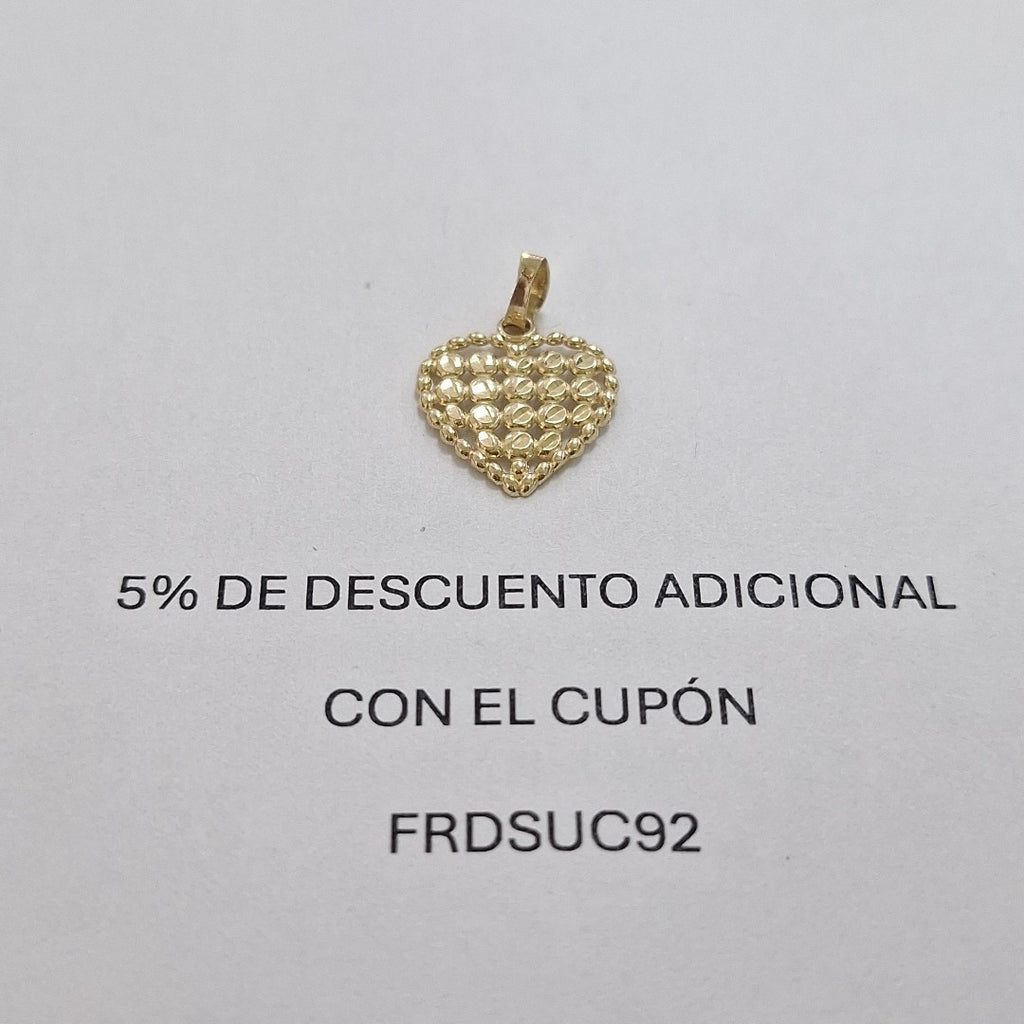 DIJE FIG CORAZON 14K 0.8 GR (NUEVO)