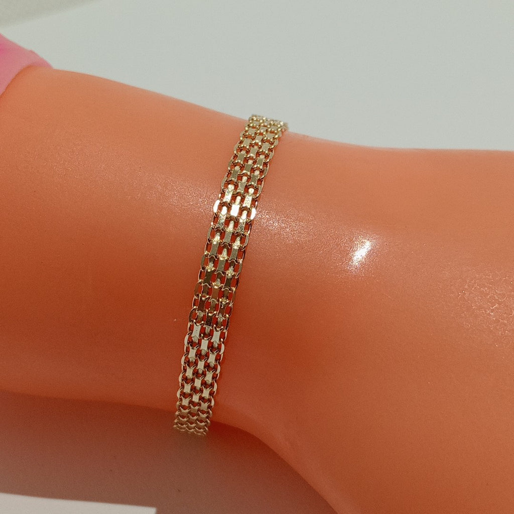 PULSERA ESPECIAL 14K 18 CM 4.7 GR (NUEVO)