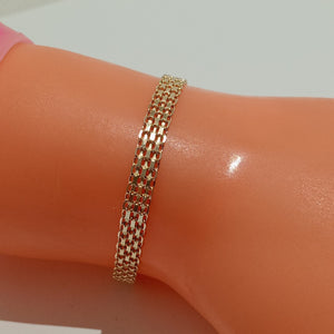 PULSERA ESPECIAL 14K 18 CM 4.7 GR (NUEVO)