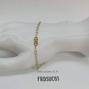 PULSERA ESPECIAL 14K 21 CM 1.9 GR (NUEVO)