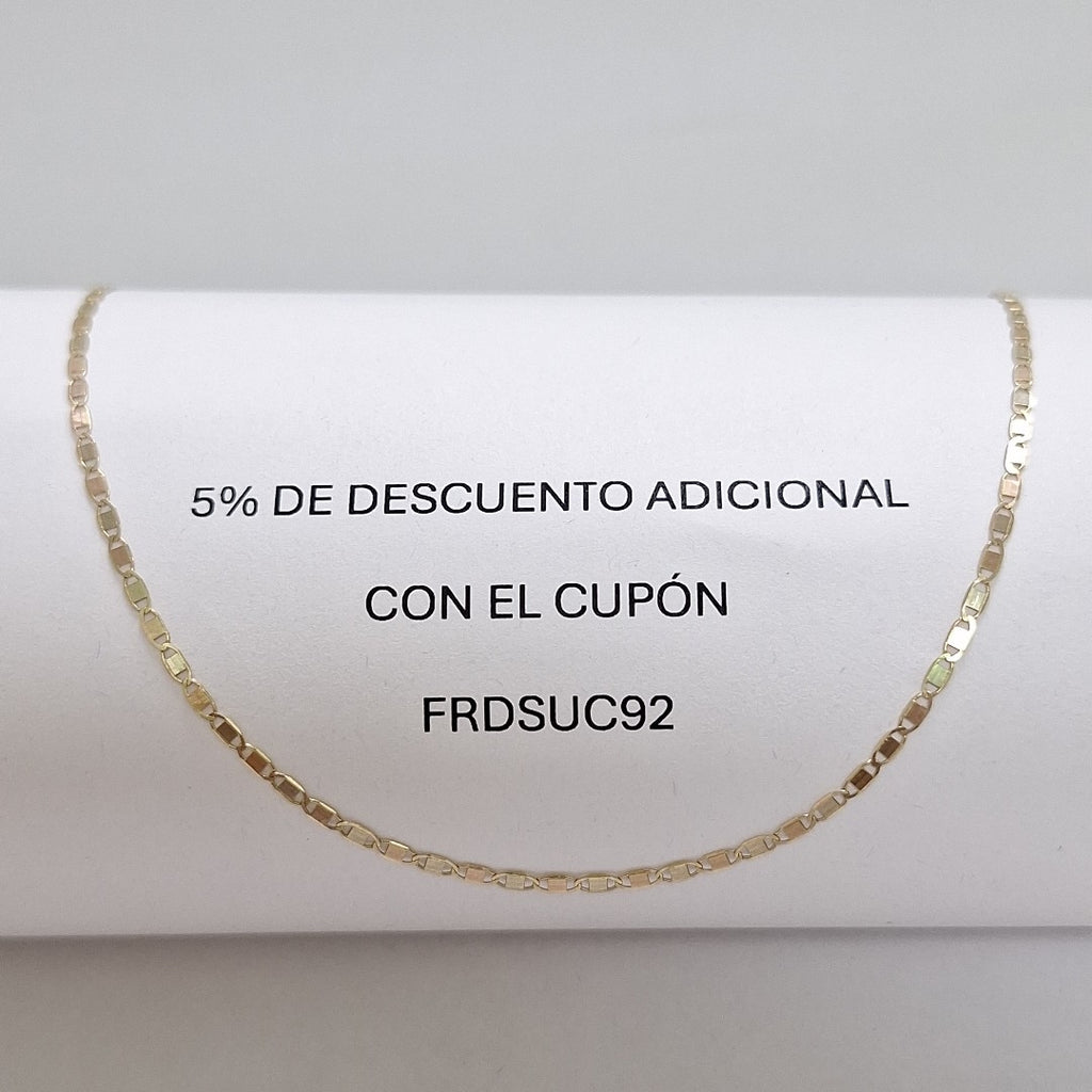 CADENA GUCHI 14K 50 CM 2 GR (NUEVO)