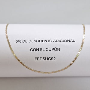CADENA GUCHI 14K 50 CM 2 GR (NUEVO)
