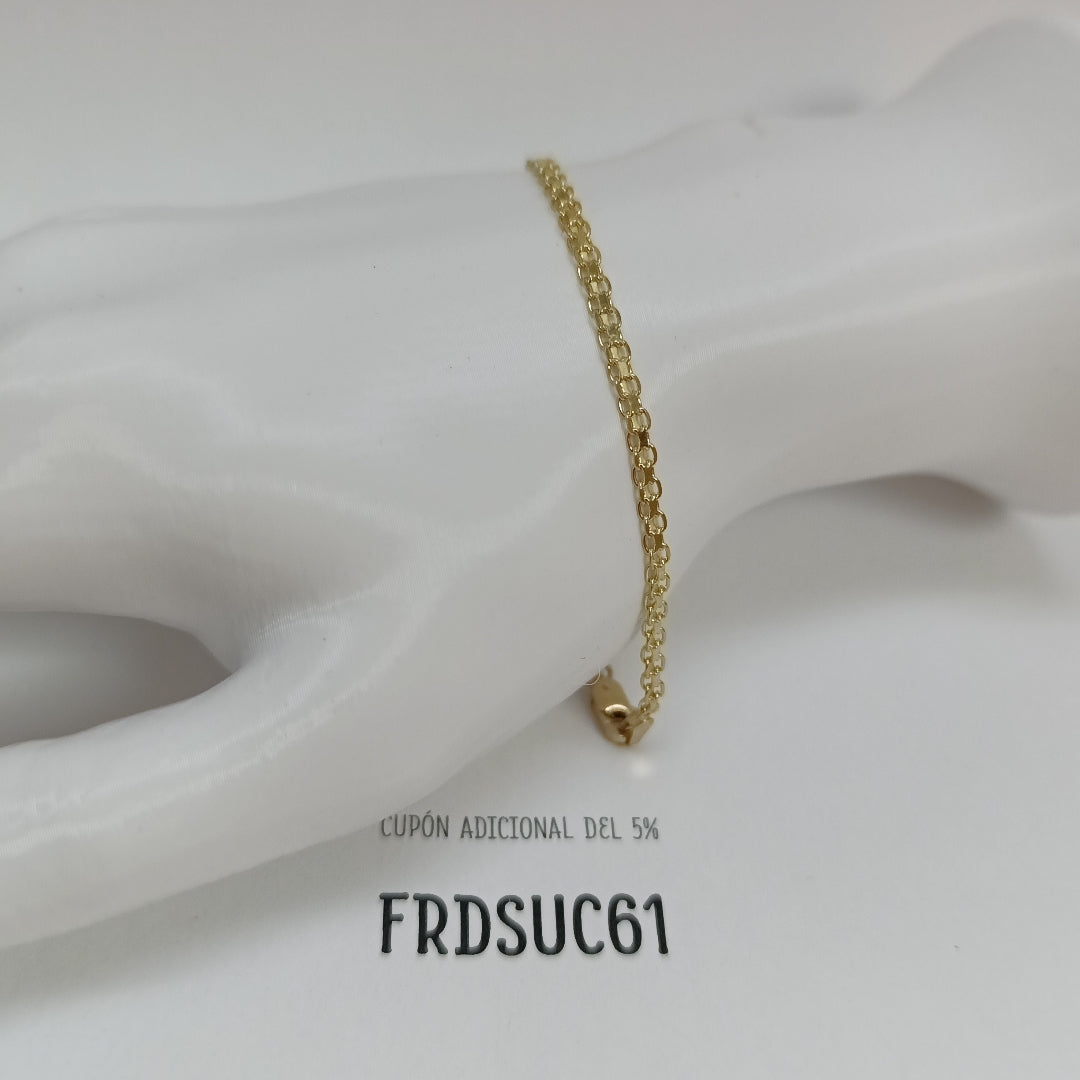 PULSERA BISMARK 14K 18 CM 2.4 GR (NUEVO)