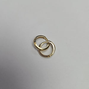ARETES ARRACADAS LISAS 10K 1.2 GR (NUEVO)