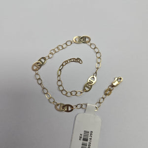 PULSERA ESPECIAL 14K 21 CM 1.8 GR (NUEVO)