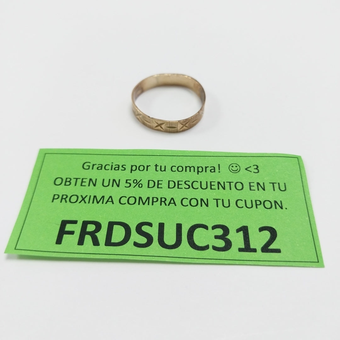 ARGOLLA ORO 10 K 1.8 GRMS (SEMINUEVO)