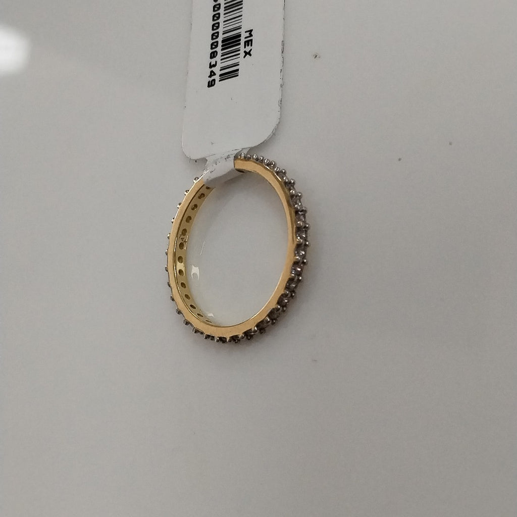ANILLO ANILLITO CHURUMBELA C CIRCONIAS 14K 7.5 TALLA 2 GR (NUEVO)