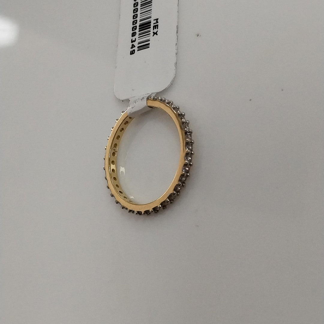 ANILLO ANILLITO CHURUMBELA C CIRCONIAS 14K 7.5 TALLA 2 GR (NUEVO)