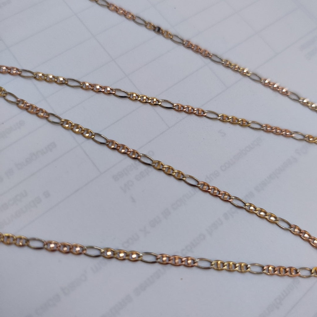 CADENA ORO COMBINADO 14 K 5,02 GRMS (SEMINUEVO)