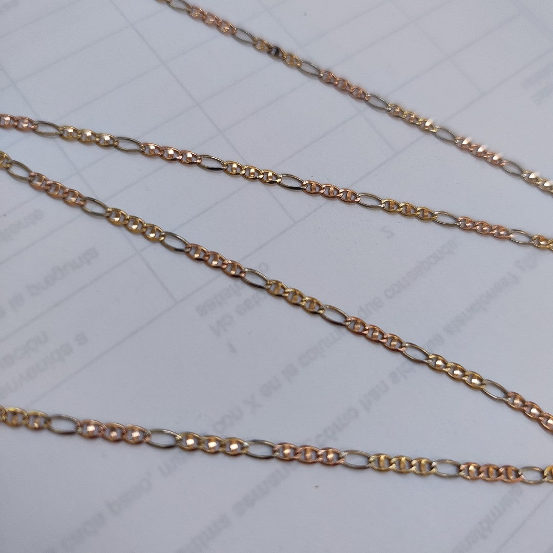 CADENA ORO COMBINADO 14 K 5,02 GRMS (SEMINUEVO)