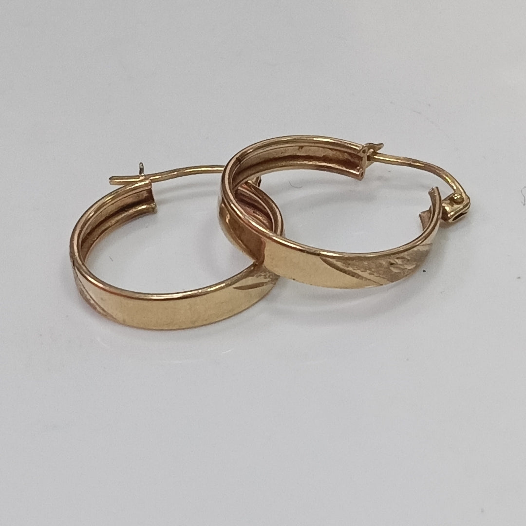 ARRACADAS PAR ORO 10 K 1,90 GRMS (SEMINUEVO)