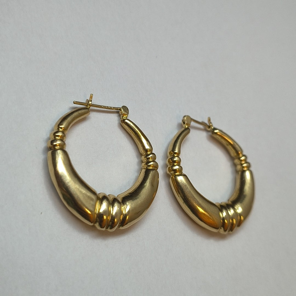 ARRACADAS PAR ORO 14 K 3,80 GRMS (SEMINUEVO)
