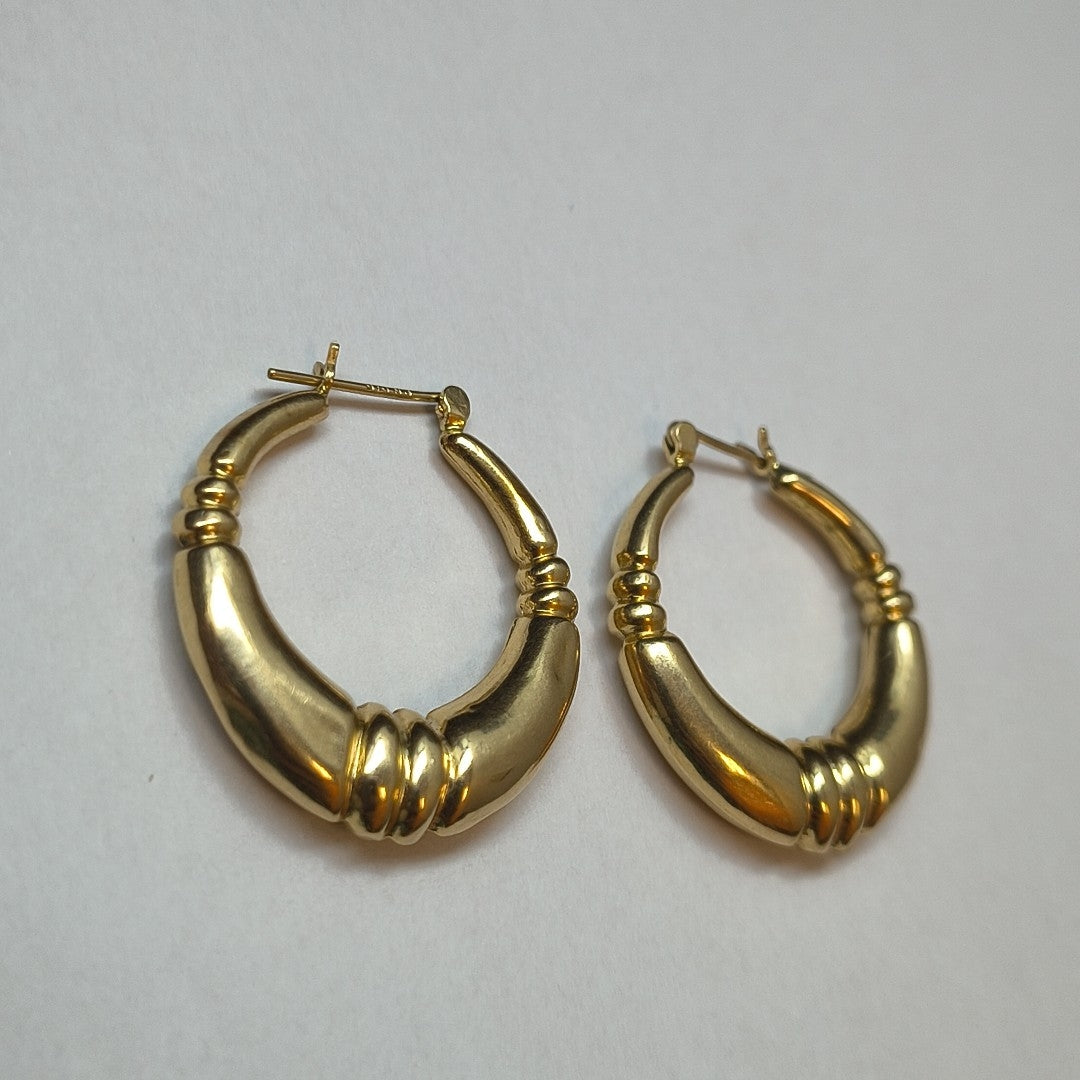 ARRACADAS PAR ORO 14 K 3,80 GRMS (SEMINUEVO)