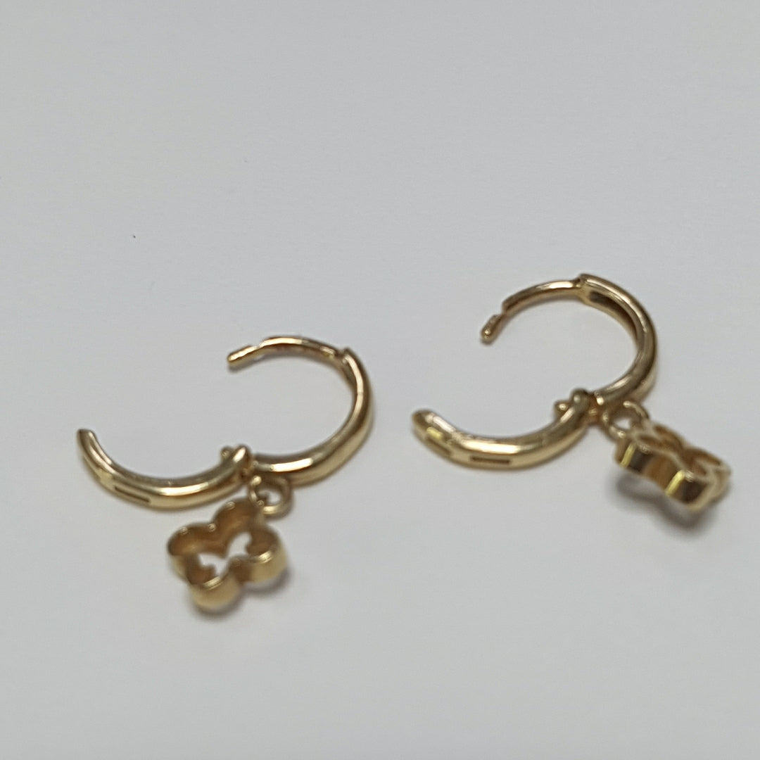 ARRACADAS PAR ORO 14 K 1,30 GRMS (SEMINUEVO)
