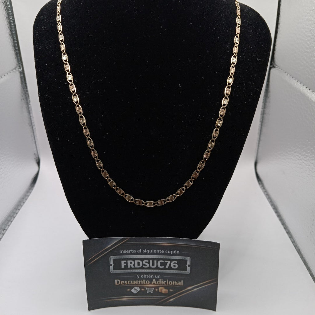CADENA ORO COMBINADO 10 K 5,40 GRMS (SEMINUEVO)