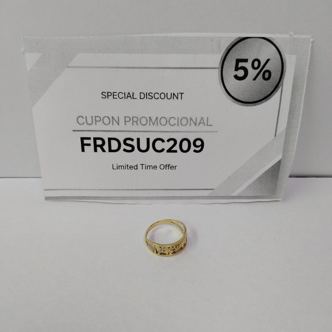 ANILLO ORO 10 K 2 GRMS (SEMINUEVO)