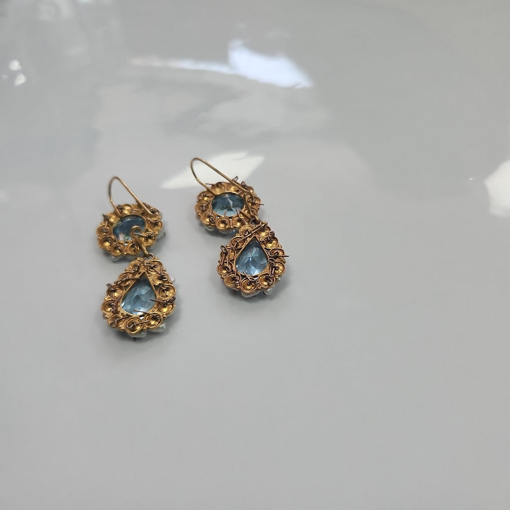 ARETES PAR ORO 8 K 16.2 GRMS (SEMINUEVO)