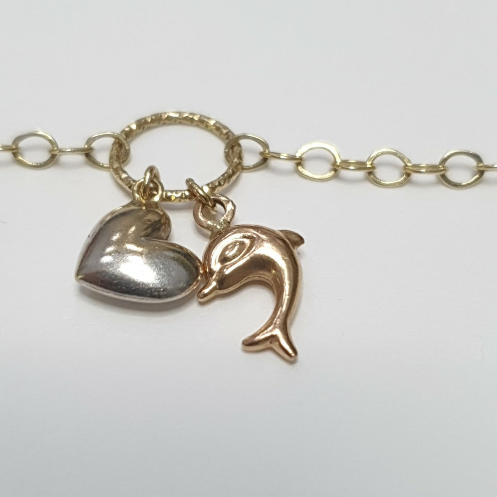 PULSERA ORO COMBINADO 14 K 1,90 GRMS (SEMINUEVO)