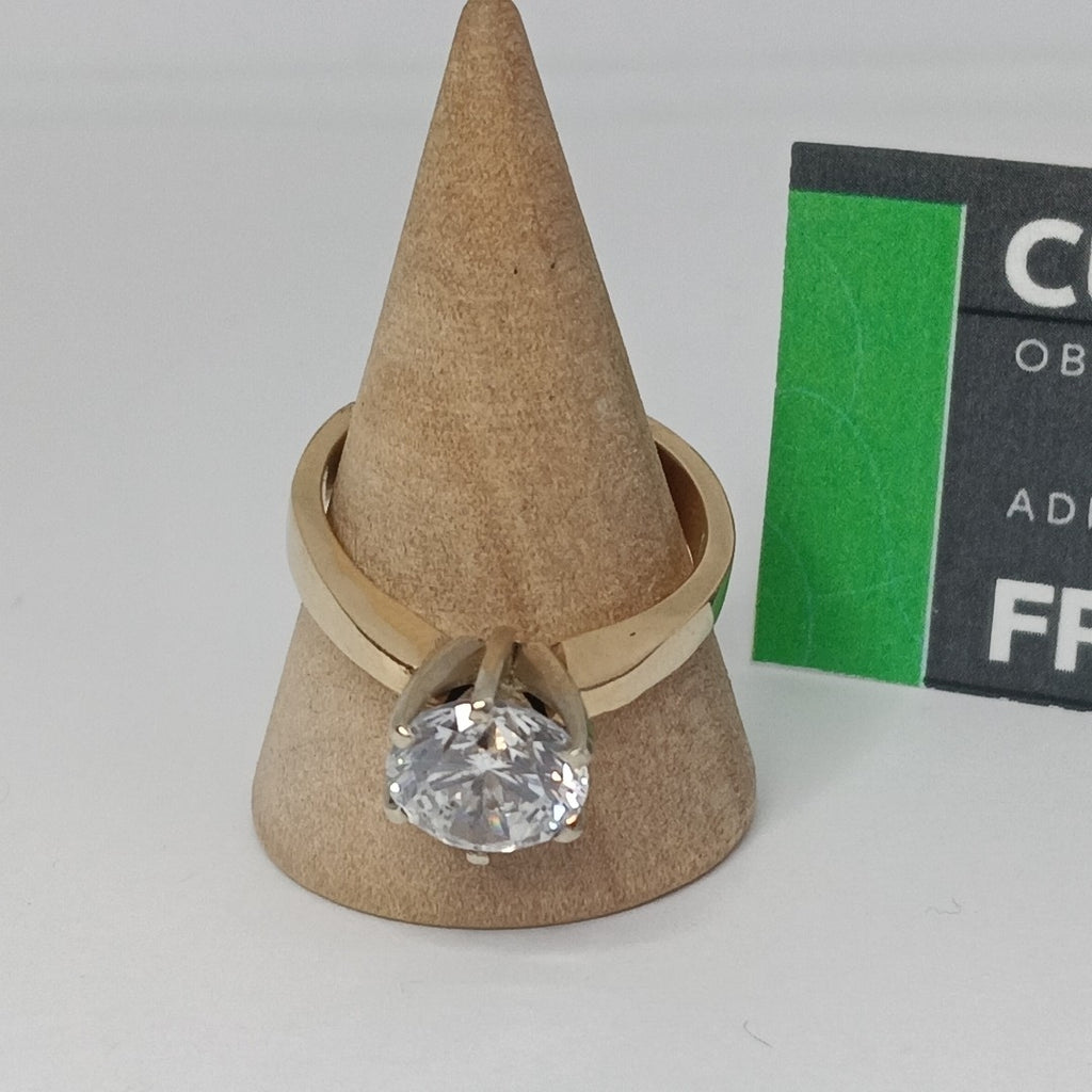 SOLITARIO ORO 14 K 5.7 GRMS (SEMINUEVO)