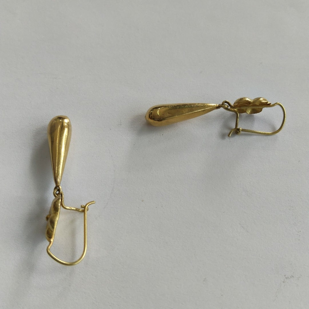 ARETES PAR ORO 18 K 2.3 GRMS (SEMINUEVO)