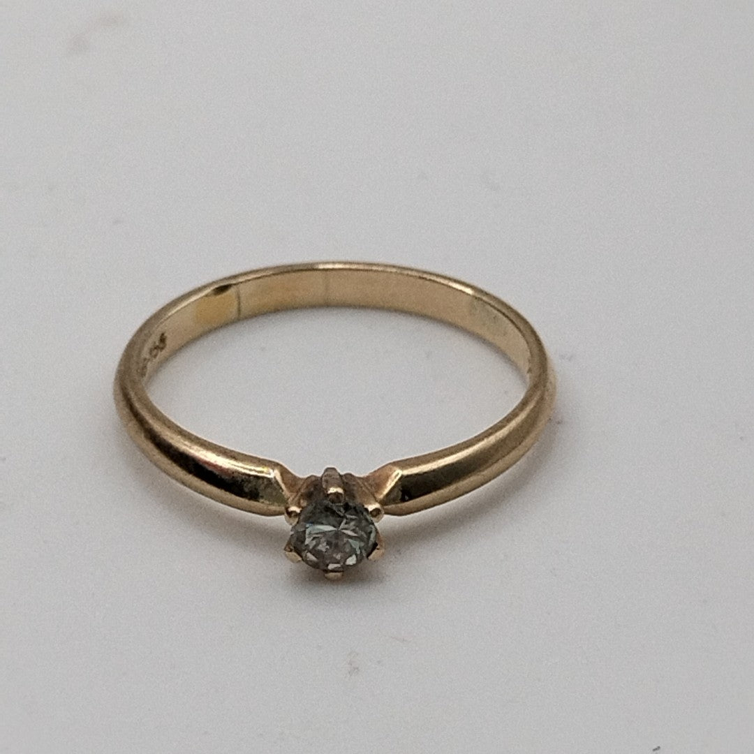SOLITARIO ORO 14 K 2.1 GRMS (SEMINUEVO)