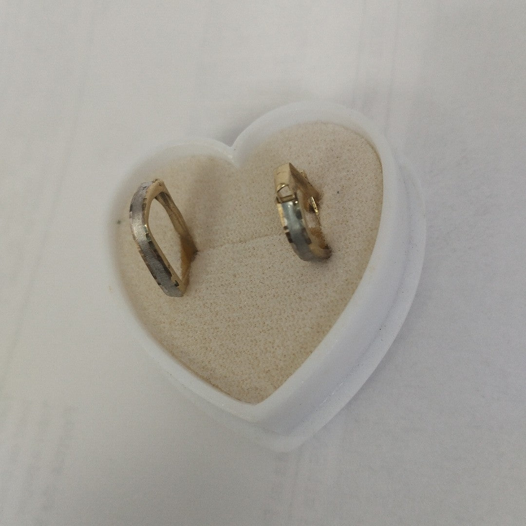 ARETES PAR ORO 10 K 0.7 GRMS (SEMINUEVO)