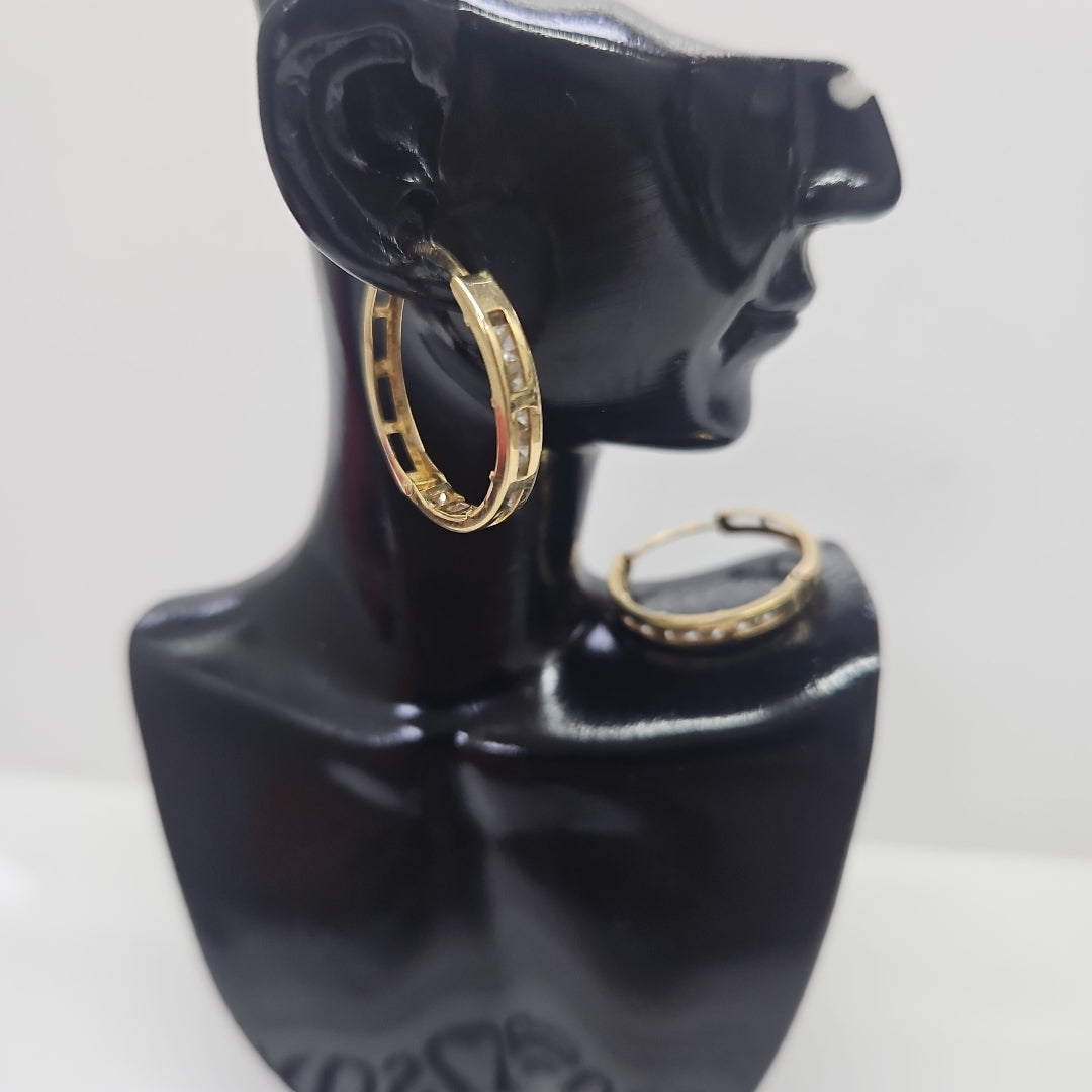 ARETES PAR ORO 10 K 2,20 GRMS (SEMINUEVO)