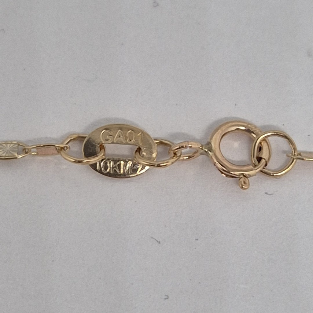 CADENA, MEDALLA RELIGIOSA ORO, ORO COMBINADO 10 K 2.1 GRMS (SEMINUEVO)