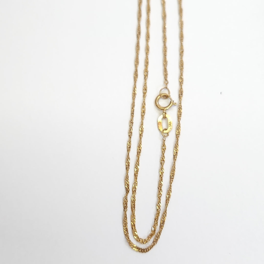 CADENA ORO 10 K 1.2 GRMS (SEMINUEVO)