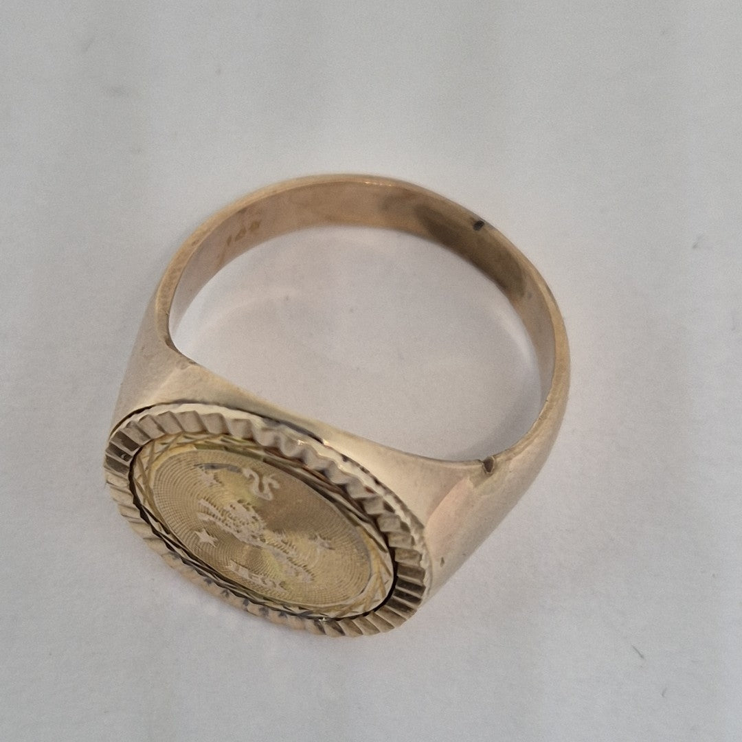 K1 5,80 GRMS 8 K IDENTIFICACIÓN ANILLITO MATERIALES ORO ESPECIFICACIONES C (SEMINUEVO)