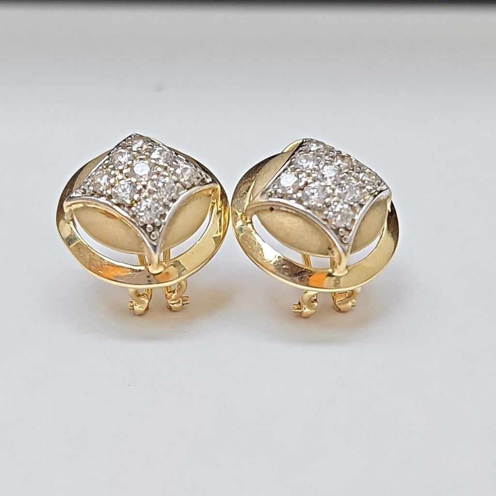 ARETES PAR ORO 14 K 7.8 GRMS (SEMINUEVO)