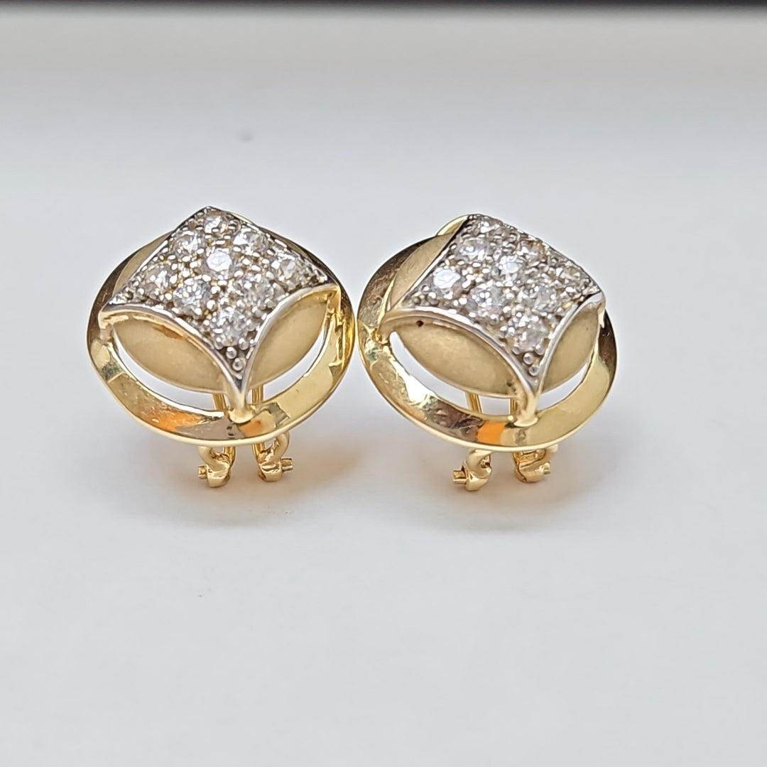 ARETES PAR ORO 14 K 7.8 GRMS (SEMINUEVO)