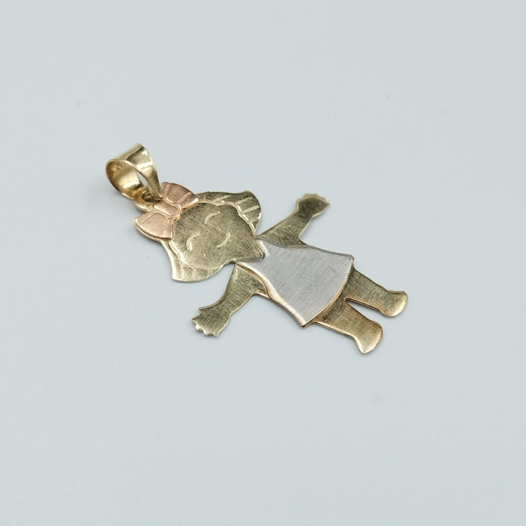 DIJE ORO COMBINADO 14 K 1,90 GRMS (SEMINUEVO)