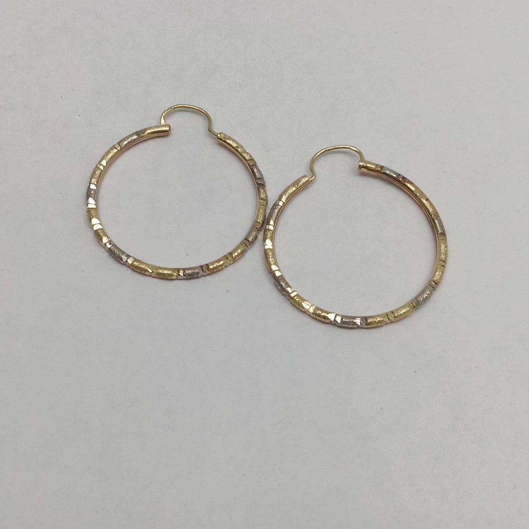 ARRACADAS PAR ORO 14 K 2.3 GRMS (SEMINUEVO)