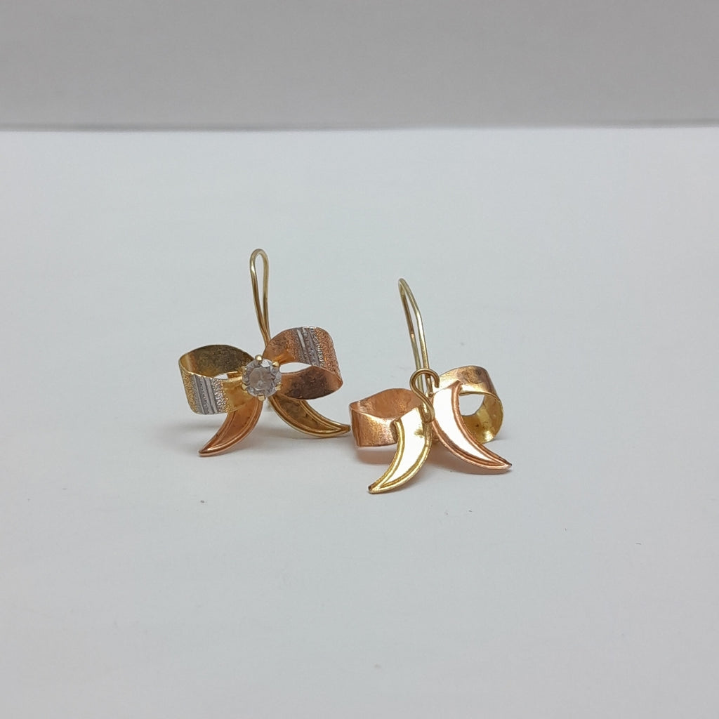ARETES PAR ORO 14 K 1.9 GRMS (SEMINUEVO)