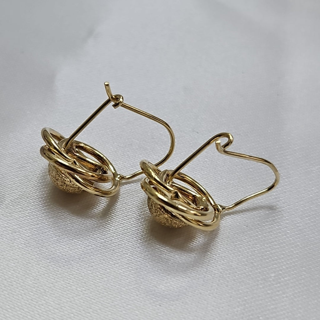 ARETES PAR ORO 14 K 2,80 GRMS (SEMINUEVO)