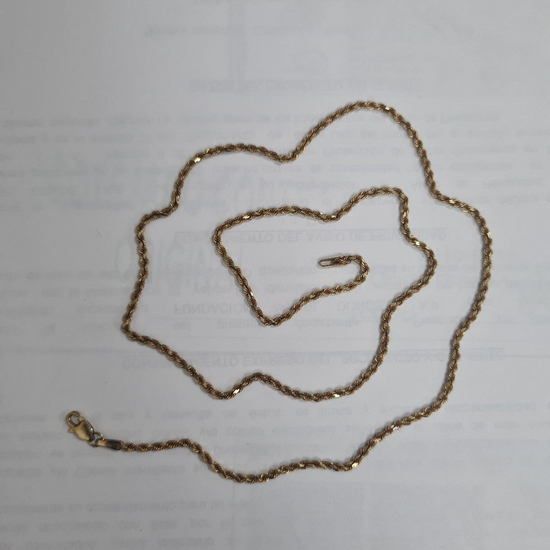 CADENA ORO 14 K 7,20 GRMS (SEMINUEVO)